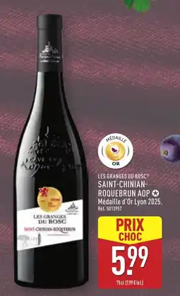 ALDI LES GRANGES DU BOSC Saint-chinian- roquebrun aop offre