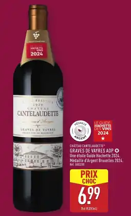 ALDI CHÂTEAU CANTELAUDETTE Graves de vayres aop offre