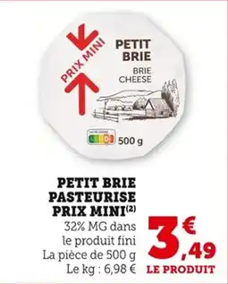 Bi1 Petit brie pasteurise prix mini offre