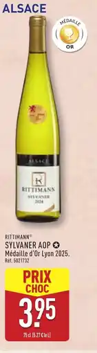 ALDI RITTIMANN Sylvaner aop offre