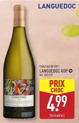 ALDI TABLEAU DE VIE Languedoc aop offre
