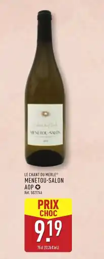 ALDI LE CHANT DU MERLE Menetou-salon aop offre