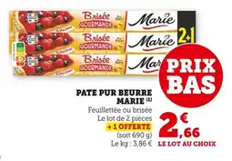 Bi1 Pate pur beurre marie offre