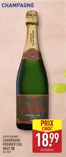 ALDI VEUVE DURAND Champagne premier cru brut offre