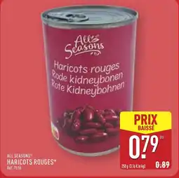 ALDI ALL SEASONS Haricots rouges* offre