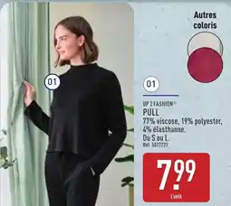 ALDI UP 2 FASHION Pull offre