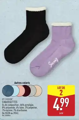 ALDI UP 2 FASHION Chaussettes offre