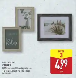 ALDI HOME CREATION Cadres offre