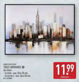 ALDI HOME CREATION Toile imprimée offre