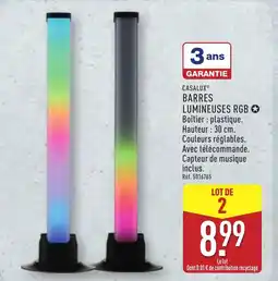 ALDI CASALUX Barres lumineuses rgb offre