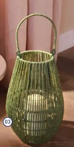 ALDI HOME CREATION Lanterne tressée offre