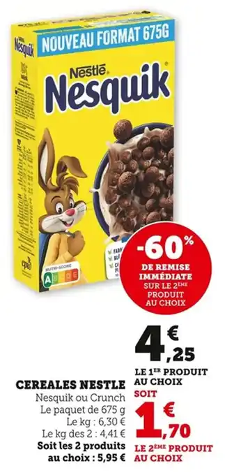 Bi1 Cereales nestle offre