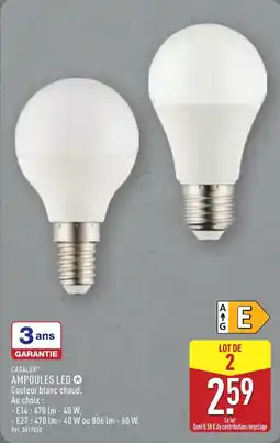 ALDI CASALUX Ampoules led offre