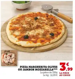 Bi1 Pizza margherita olives ou jambon mozzarella offre