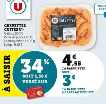 Bi1 Crevettes cuites u offre