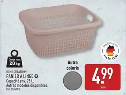 ALDI HOME CREATION Panier à linge offre