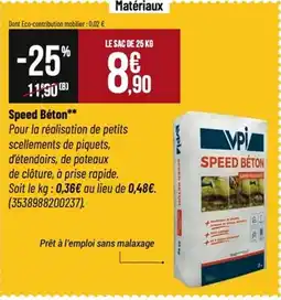 Tridôme Speed Béton offre