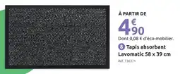 Mr Bricolage Tapis absorbant lavomatic offre