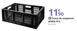 Mr Bricolage Caisse de rangement pliable offre