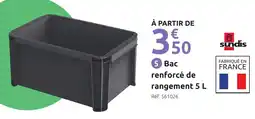 Mr Bricolage Bac renforcé de rangement offre