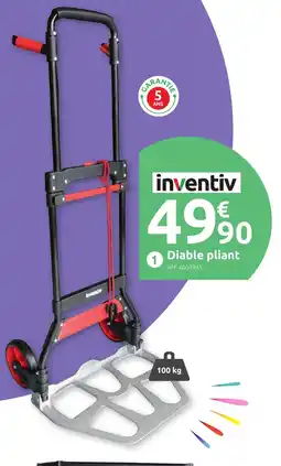 Mr Bricolage Diable pliant offre
