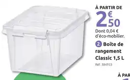 Mr Bricolage Boîte de rangement classic offre