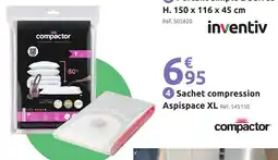 Mr Bricolage Sachet compression aspispace xl offre