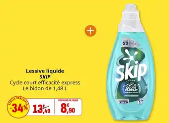 Coccinelle Supermarché SKIP Lessive liquide offre