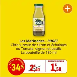 Coccinelle Supermarché PUGET Les Marinades offre