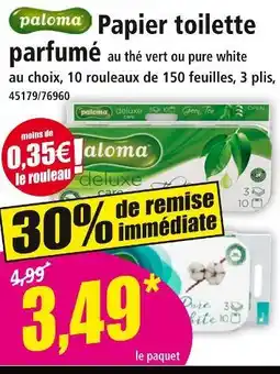 Norma Paloma Papier toilette parfumé offre