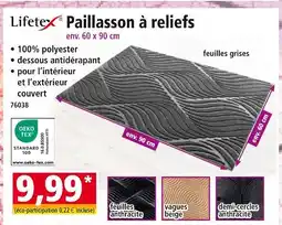 Norma LIFETEX Paillasson à reliefs offre