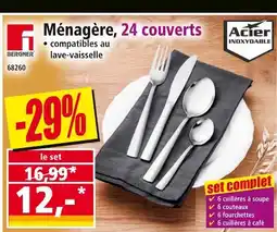 Norma Bergner Ménagère, 24 couverts offre