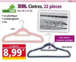 Norma TOPTEX XXL cintres, 22 pièces offre
