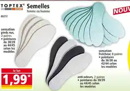 Norma Toptex Sport Semelles offre