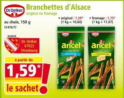 Norma Dr. Oetker Branchettes d'Alsace offre
