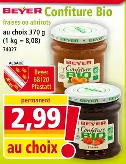 Norma BEYER Confiture bio offre