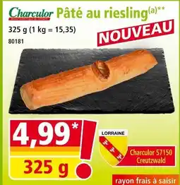 Norma CHARCULOR Pâté au riesling offre