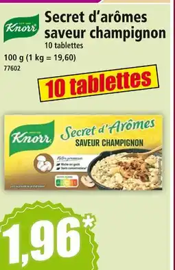 Norma KNORR Secret d'arômes saveur champignon offre