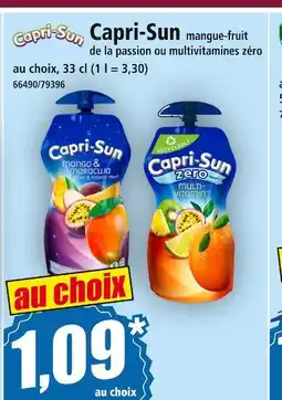 Norma Capri-Sun mangue-fruit de la passion offre
