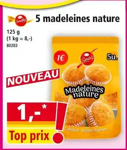Norma Sérébis 5 madeleines nature offre