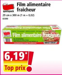Norma quickpack Film alimentaire fraîcheur offre