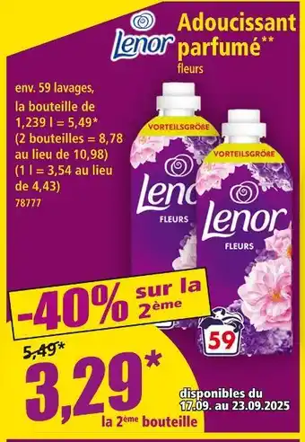 Norma Lenor Adoucissant parfumé offre