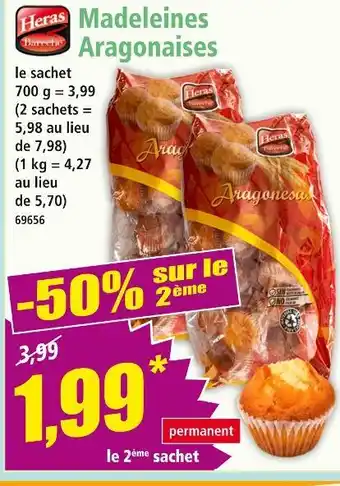 Norma HERAS-BARECHE Madeleines Aragoneses offre