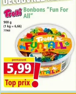 Norma Trolli Bonbons Fun For All offre
