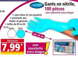 Norma MULTILEC Gants en nitrile offre