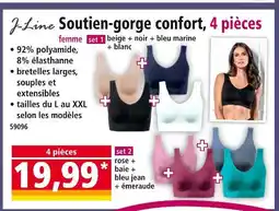 Norma J-LINE Soutien-gorge confort, 4 pièces offre