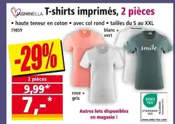 Norma JASMINELLA T-shirts imprimés, 2 pièces offre