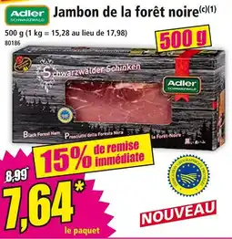 Norma Jambon de la forêt noire offre
