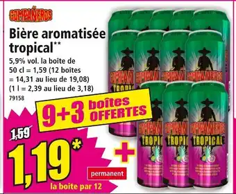 Norma COMPANEROS Bière aromatisée tropical offre