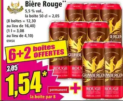 Norma Grimbergen Bière Rouge offre
